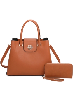 Fashion Top Handle 2in1 Satchel LF2314T2 BROWN /